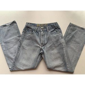 Baileys Point Bootcut Denim Jeans Women's Mid Rise Medium Wash Cotton Sz 16 A1
